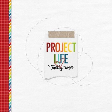 Project Life 2012 - Cover