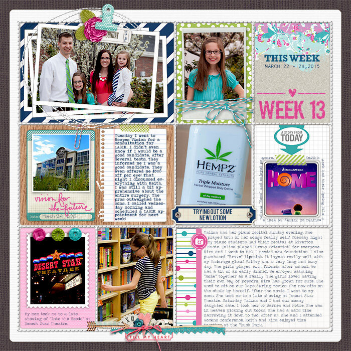 Project Life 2015: Week 13