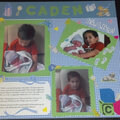 My 1st Scrapbook Page