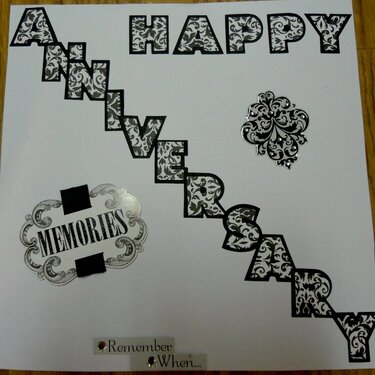 :) My Anniversary title Page