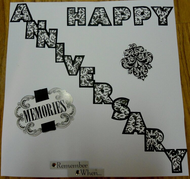 :) My Anniversary title Page