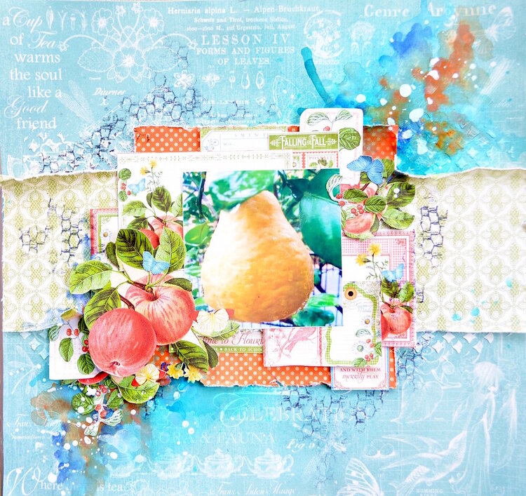 Graphic 45 Fruity Layout