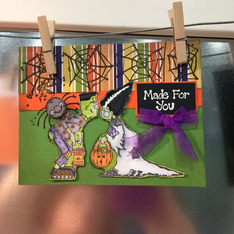 Lots of Spooky Inspiration featuring the Halloween Stamps from Scrapbook Customs