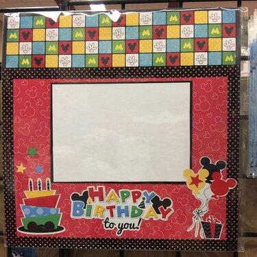 Happy Mikey Birthday to You! **Scrapbook Customs