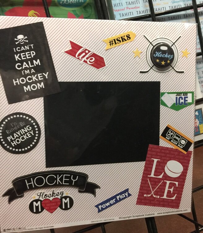 Hockey Mom **Scrapbook Customs