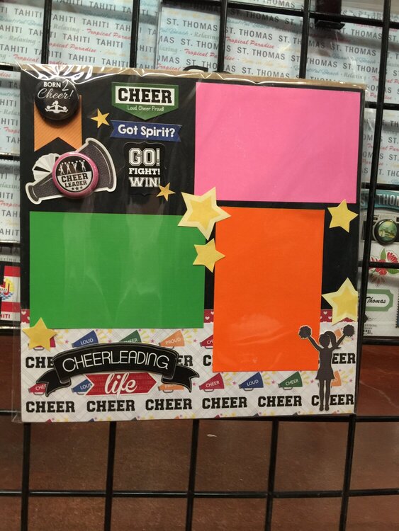 Go! Fight! Win Cheerleading **Scrapbook Customs