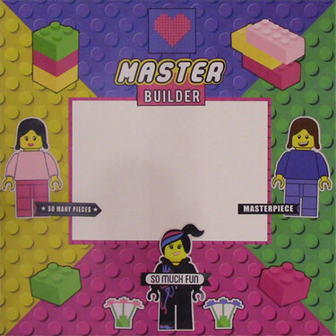 Master Builder Building Block Girl