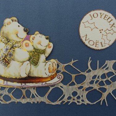 Card with teddy bears