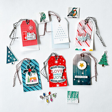 Christmas tags (hybrid)