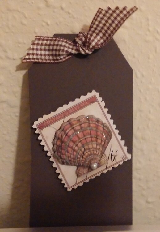 sea shell bookmark