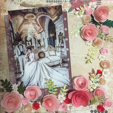 12 x 12 wedding with roses