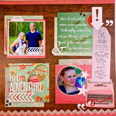 hello Adventure! Layout for CreativeScrappers