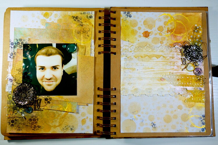 Art Journal Page 3 with Finnabair