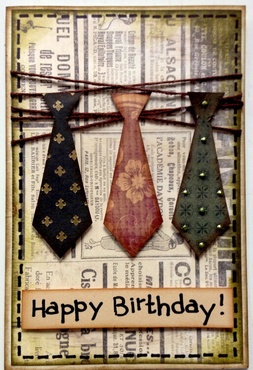 Birthday card for gentlemen :)