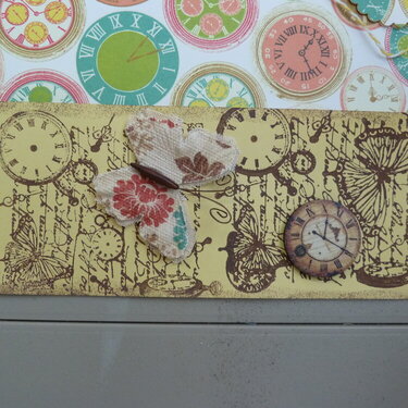 Stamped Clock Embellishment
