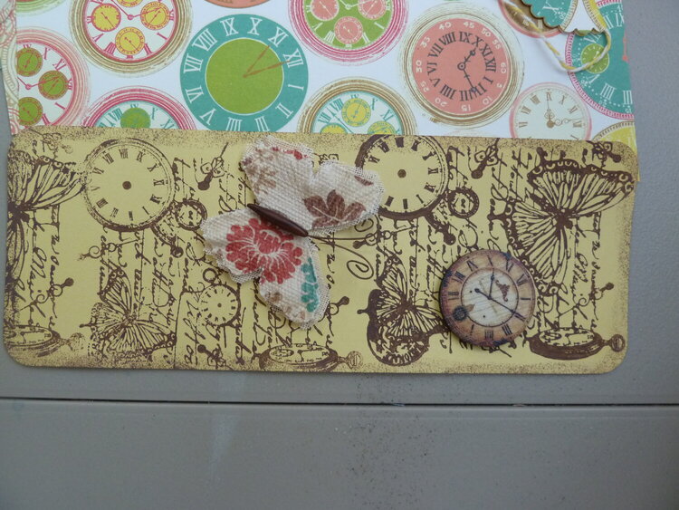 Stamped Clock Embellishment