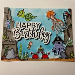 Ocean Friends Birthday Card - 2023