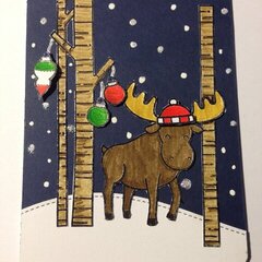 Christmas Moose