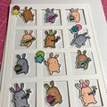 Bunny Birthday Card-incomplete shaker