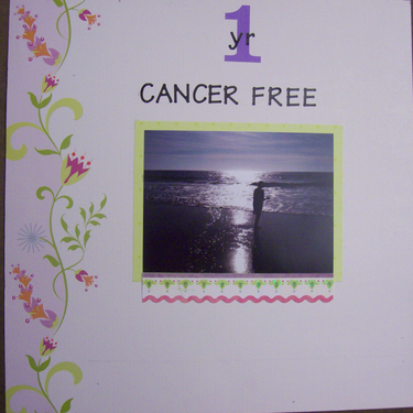 One Year Cancer free page 1