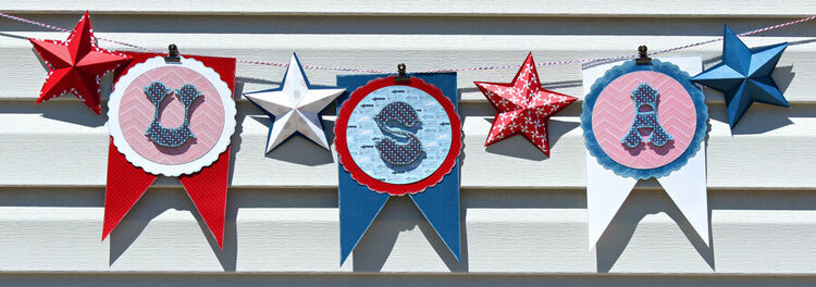 Fourth of July Party: USA Banner