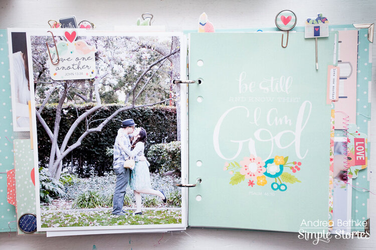 Faith Mini Album using Simple Stories Faith Collection