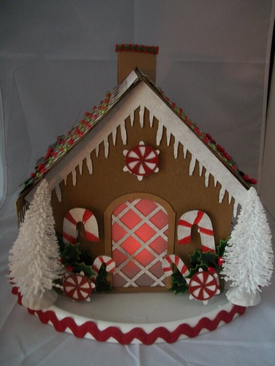 #-D Gingerbread House