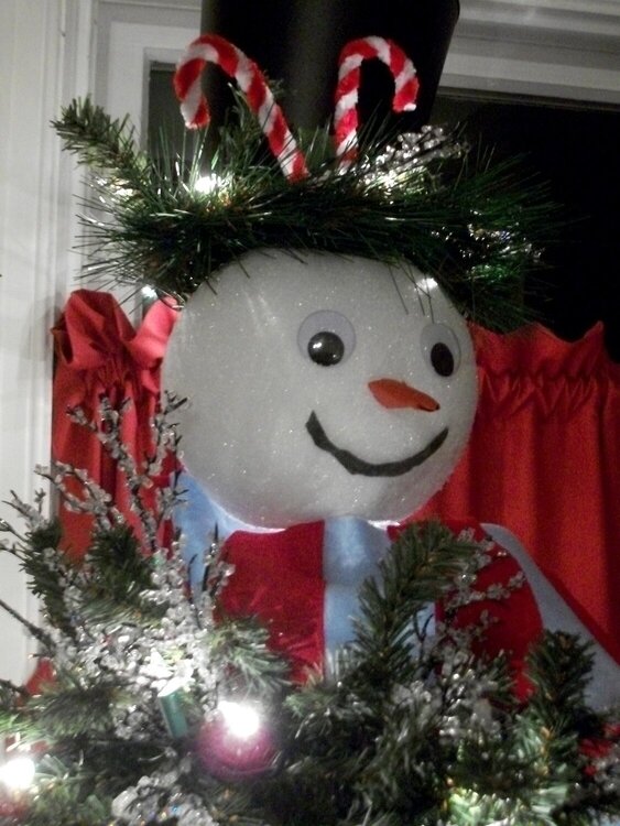 Snowman Christmas tree