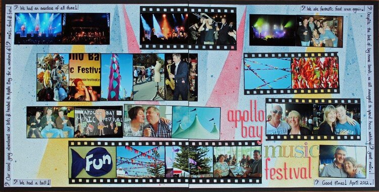 Apollo Bay Music Festival. Published in Scrapbooking Memories