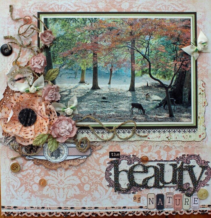 The Beauty of Nature. March 2012. Published in Scrapbooking Memories