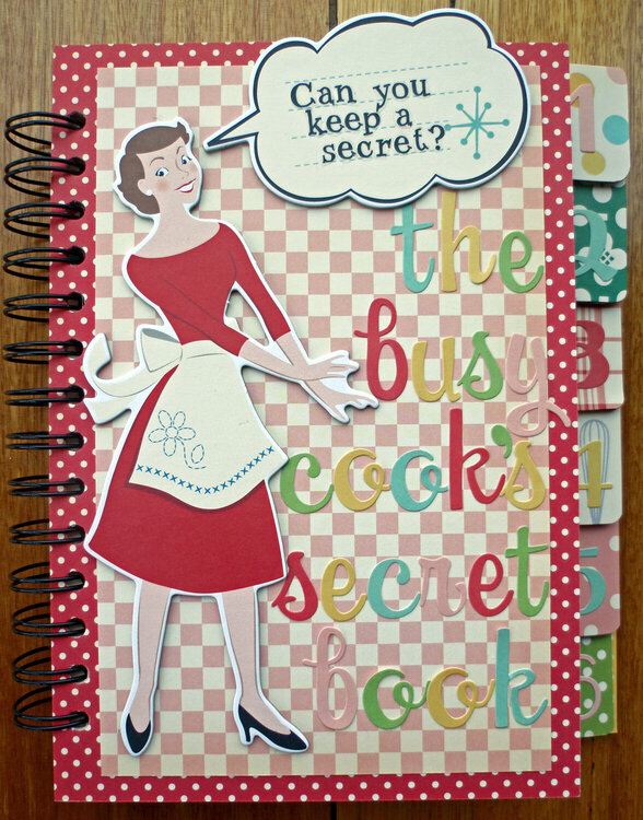 Secret Cookbook. Published in Scrapbook Creations December 2011.