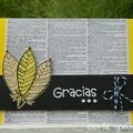 Thanks you (Gracias) card - Soho Garden Collection