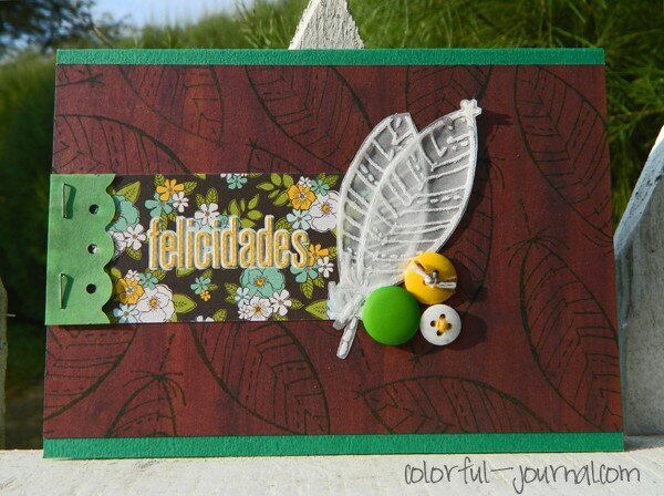 Congratulations card - Soho Garden Collection Week