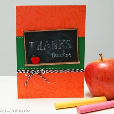 Teacher's Thanks you Card