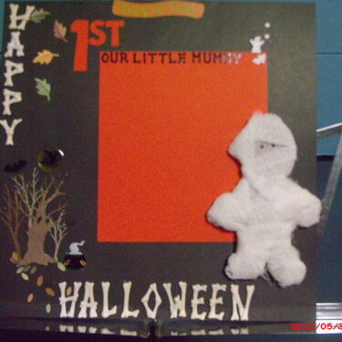 My cousin&#039;s little boy&#039;s first Halloween - He was a MUMMY!