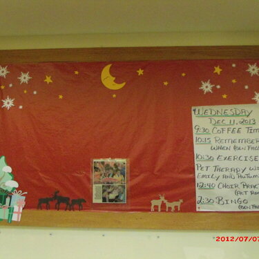 Bulletin Board at work that I decorated.