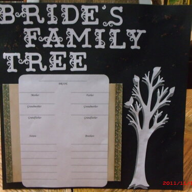 Bride&#039;s Family Tree