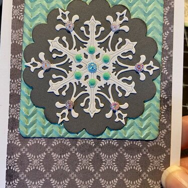 Winter snowflake cards Mint 2021
