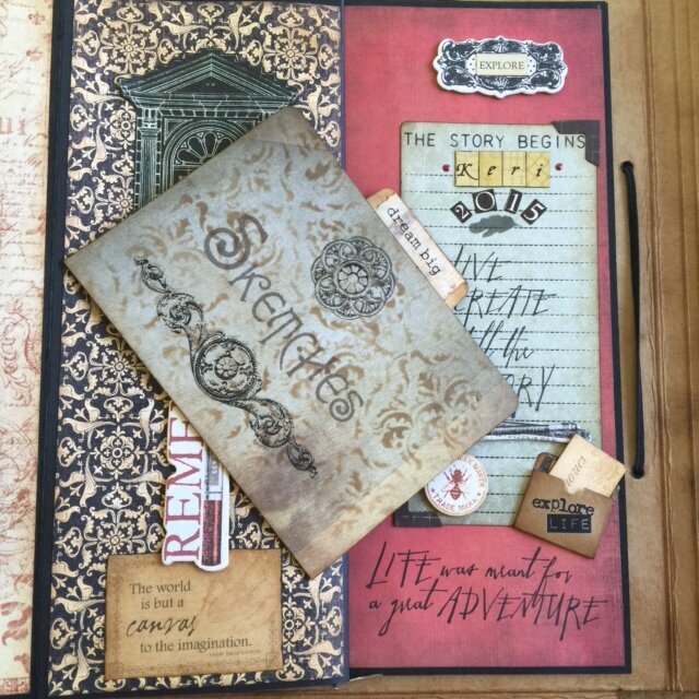 Tim Holtz Folio and Kathy Orta Foto Folio combined