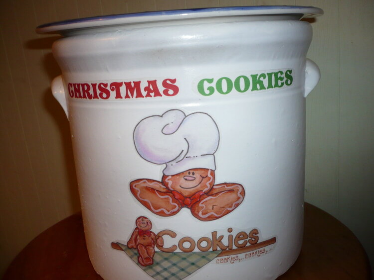 Cookie Jar /double sided