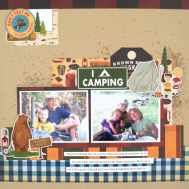 Gone Camping Layout