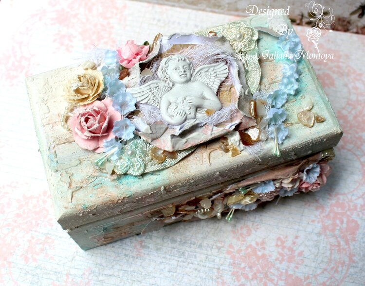 Shabby Chic Mixed Media Keepsake Box