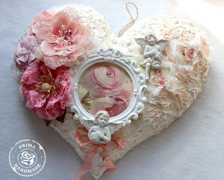 Shabby Chic Romance Heart Sign