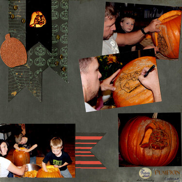 Carving Pumpkins Darth