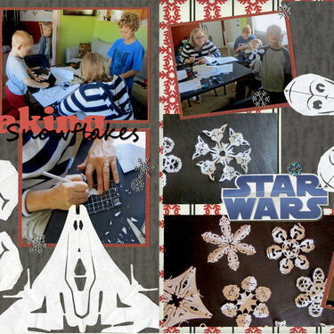 Making Star Wars Snowflakes
