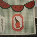 Watermelon Banner Card