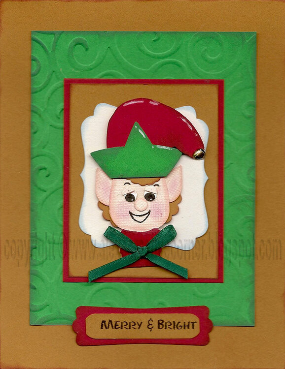 Santa&#039;s Little Helper Card