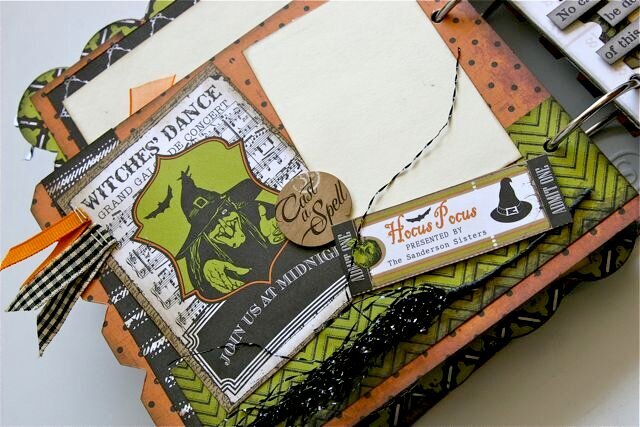 Halloween spooktacular mini book album