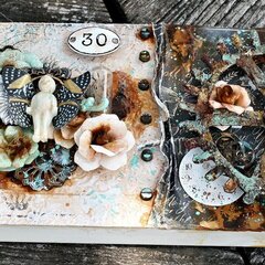 Mixed media Plaque for Live with Prima