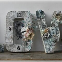 Altered "LOVE" letters